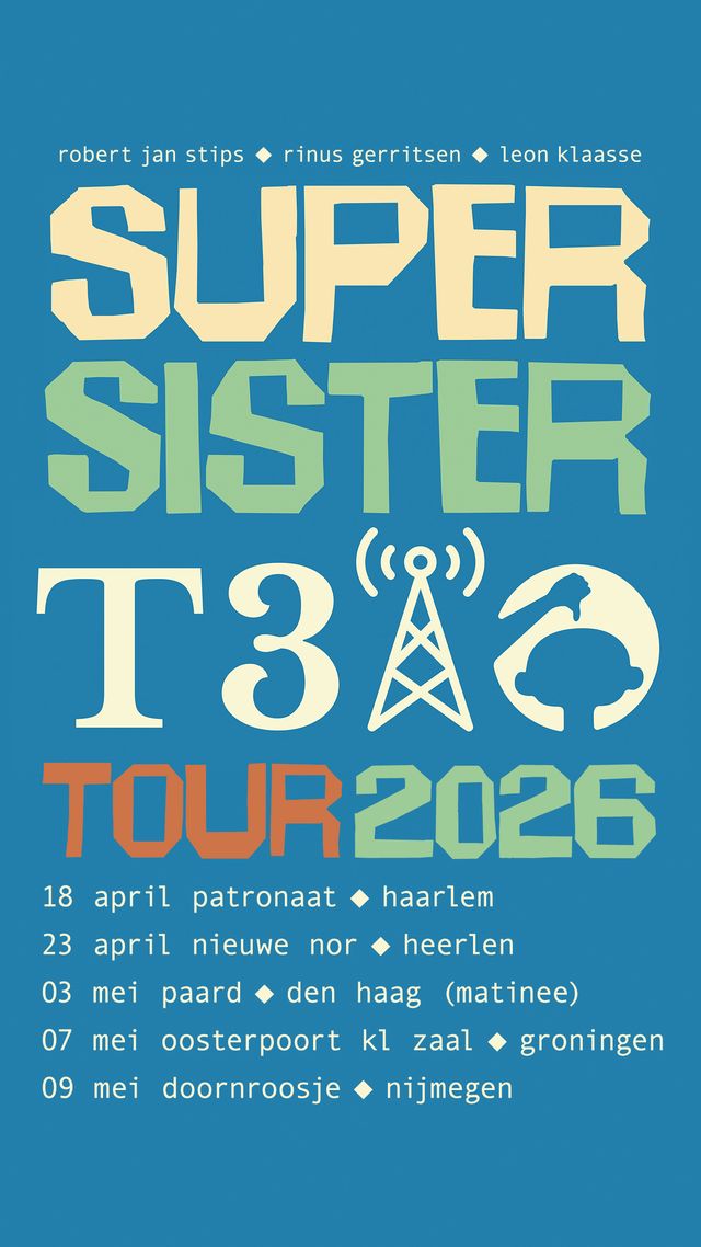 Supersister Projekt Trio Toerlijst 2026